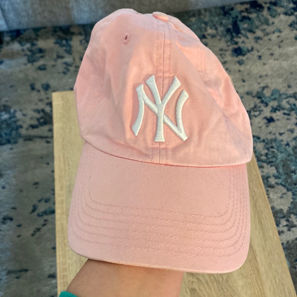 Baby Pink NY Baseball Hat